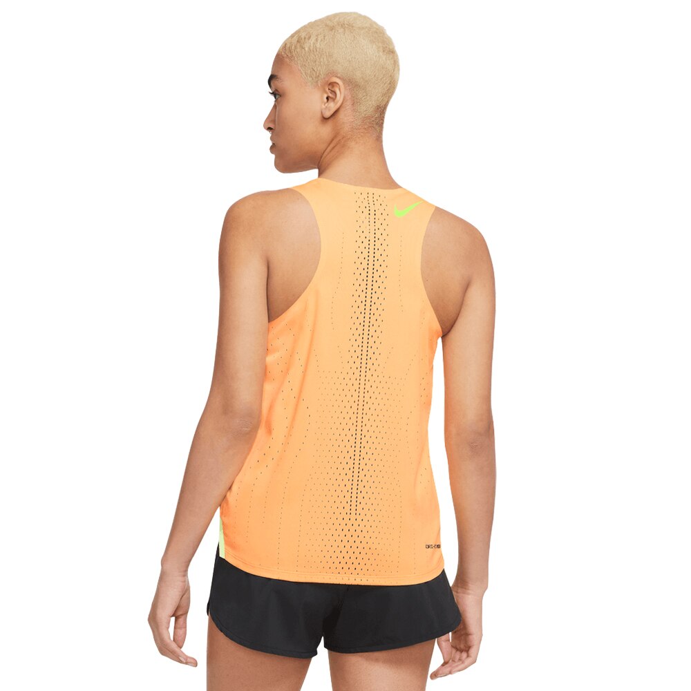 Nike Dri-Fit ADV Aeroswift Singlet Dame Oransje 