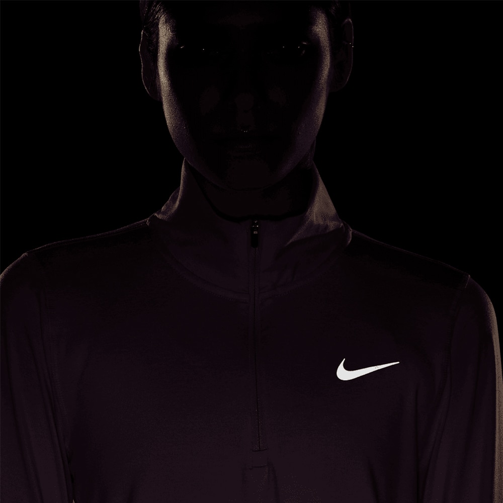 Nike Dri-Fit Element Half-Zip Langermet Trøye Dame Lys Lilla 