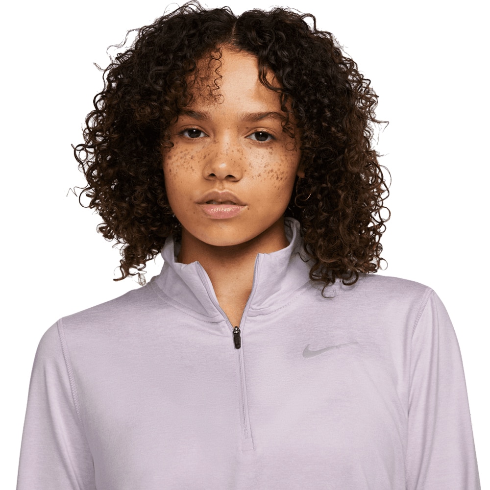 Nike Dri-Fit Element Half-Zip Langermet Trøye Dame Lys Lilla 