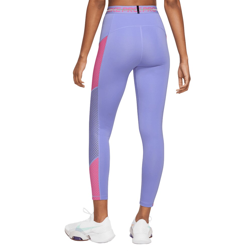 Nike Dri-Fit Pro Løpetights Dame Lilla/Rosa