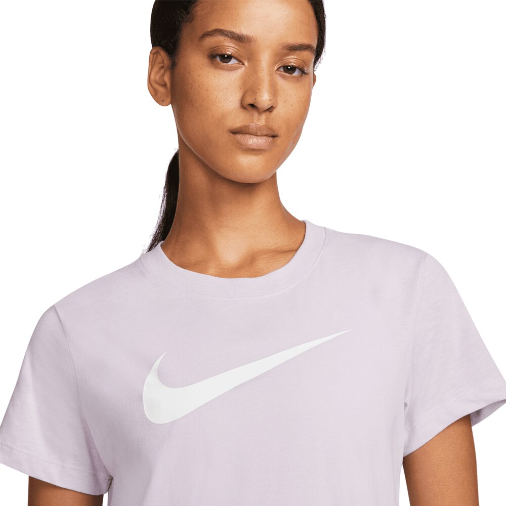 Nike Dry Crew Kortermet Trøye Dame Lys Lilla 