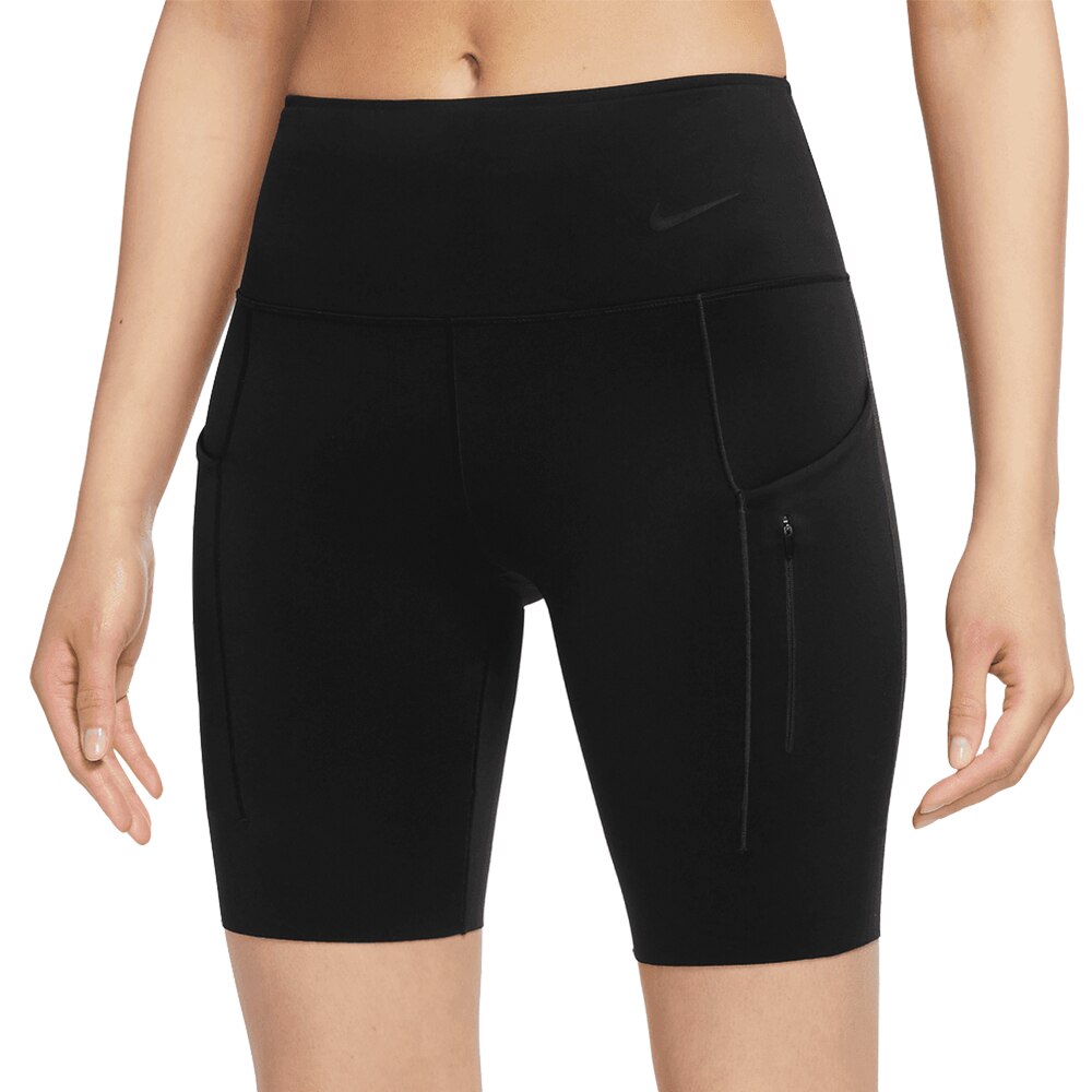 Nike Dri-Fit Go Mid Tights Dame Sort 