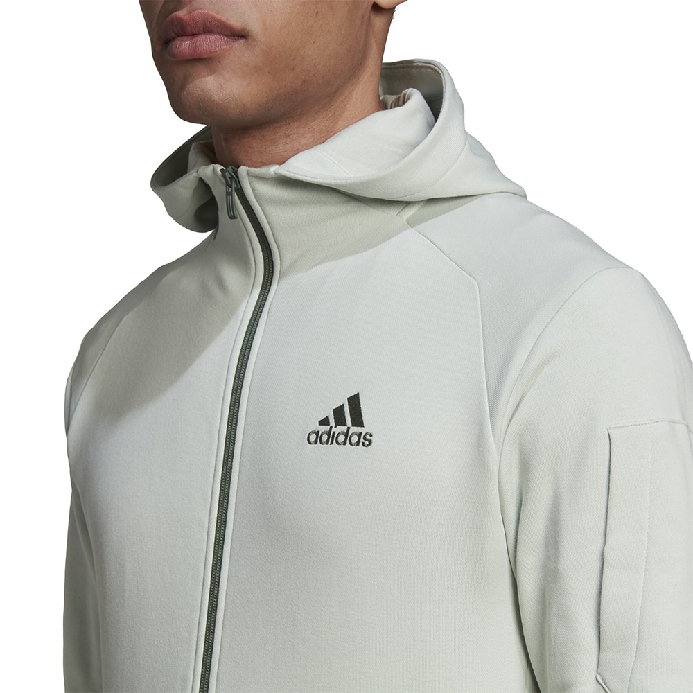 Adidas Essentials4Gameday Full-Zip Hettegenser Herre Grønn 