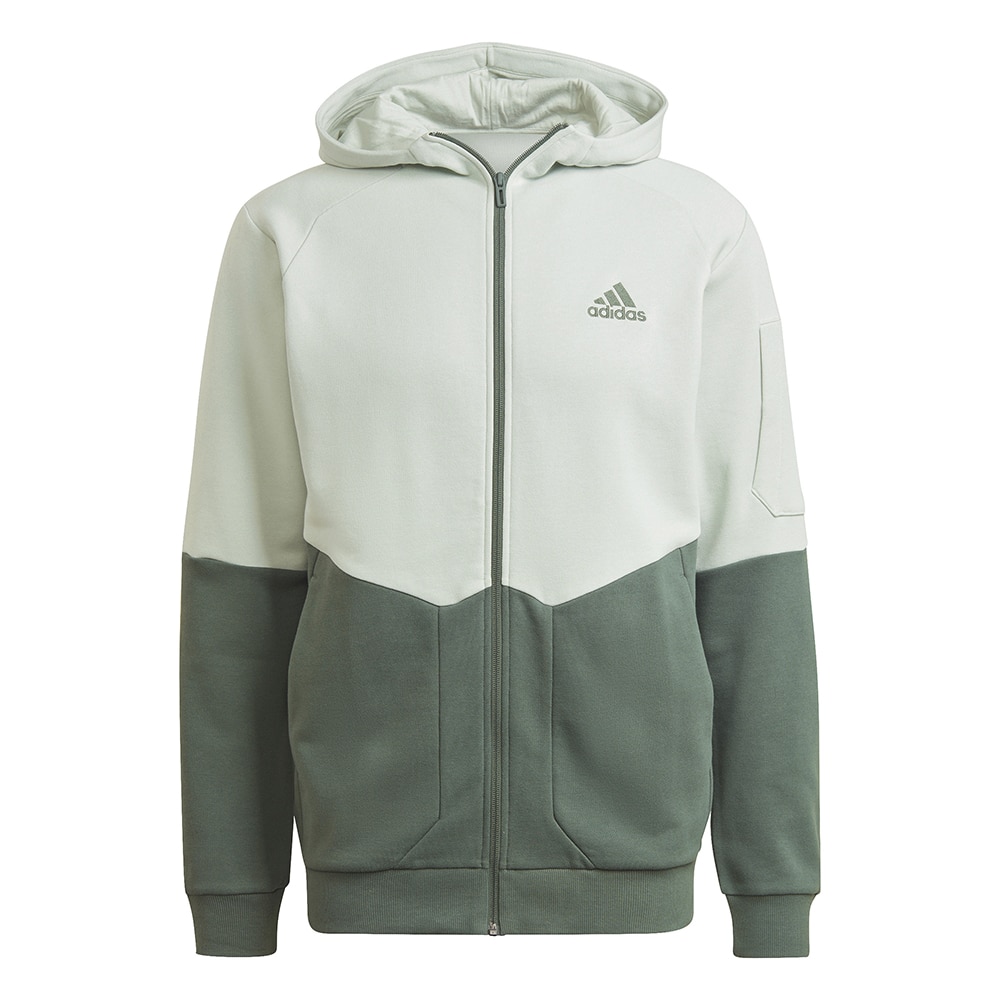 Adidas Essentials4Gameday Full-Zip Hettegenser Herre Grønn 