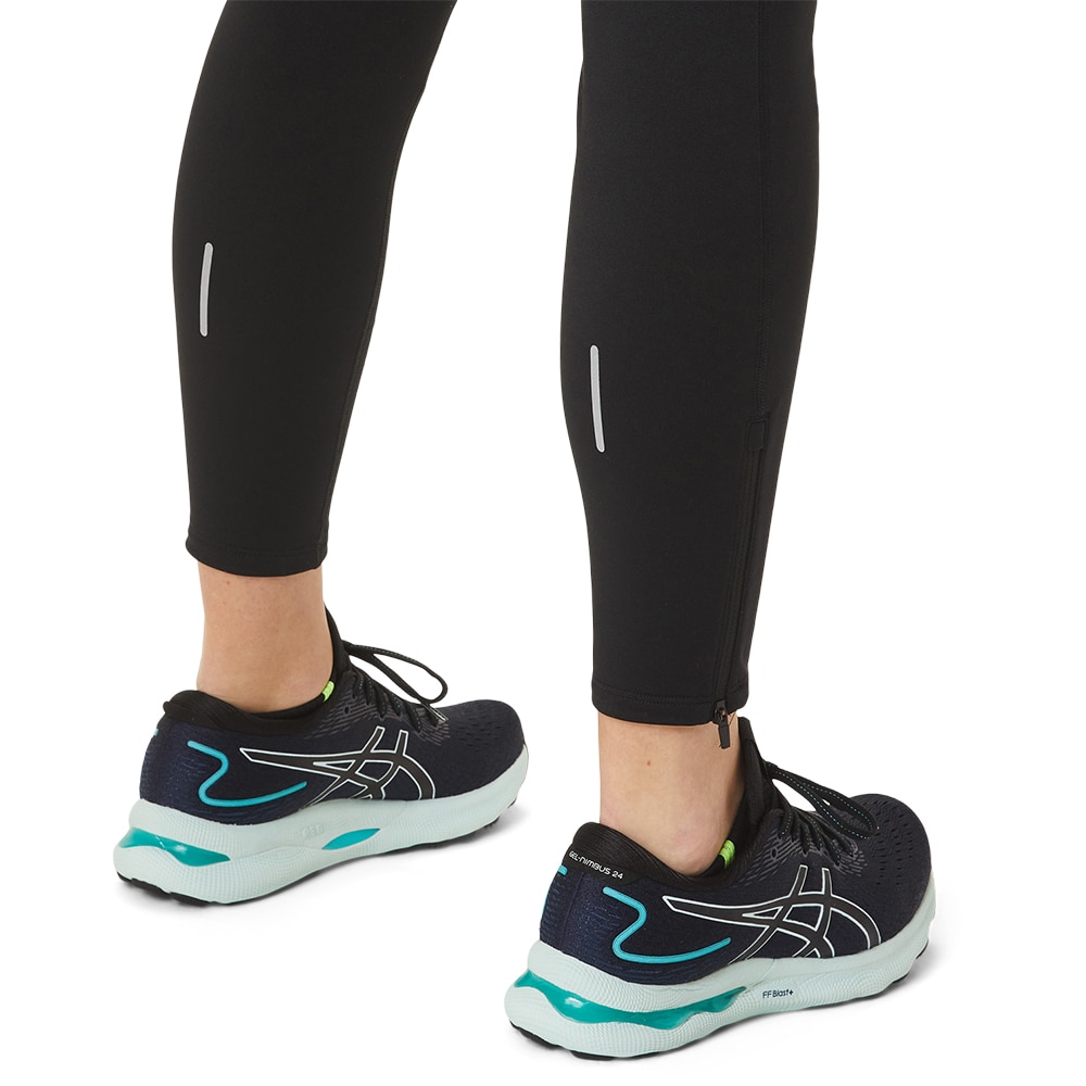 Asics Winter Run Tights Dame Sort 