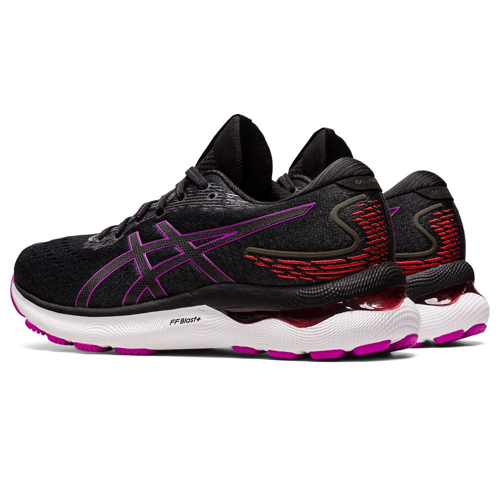 Asics Gel-Nimbus 24 Joggesko Dame Sort/Lilla 