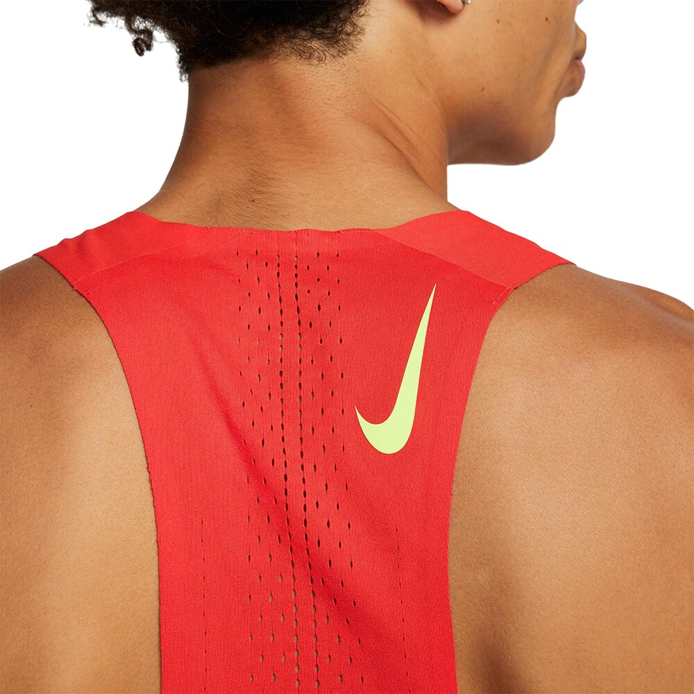 Nike ADV Aeroswift Singlet Herre Rød