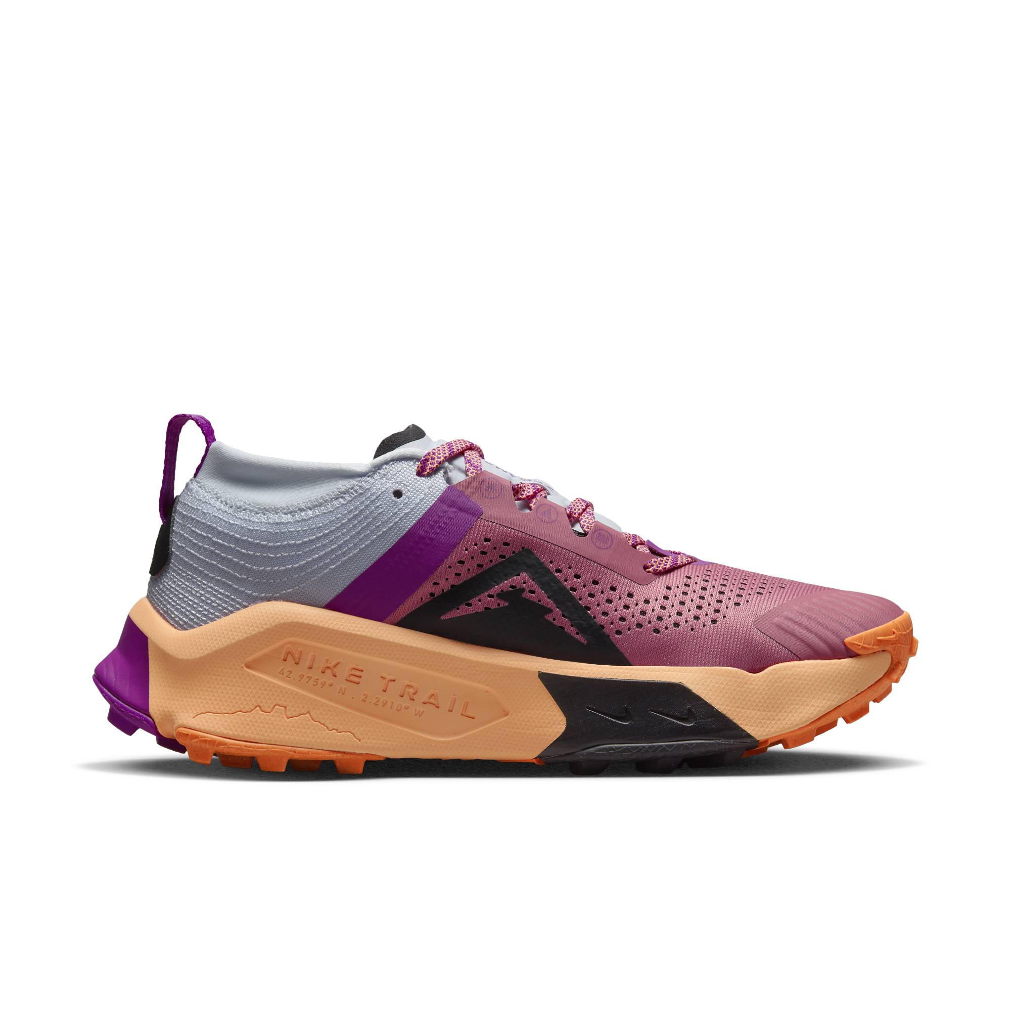 Nike ZoomX Zegama Trail Joggesko Dame Rosa/Lilla 