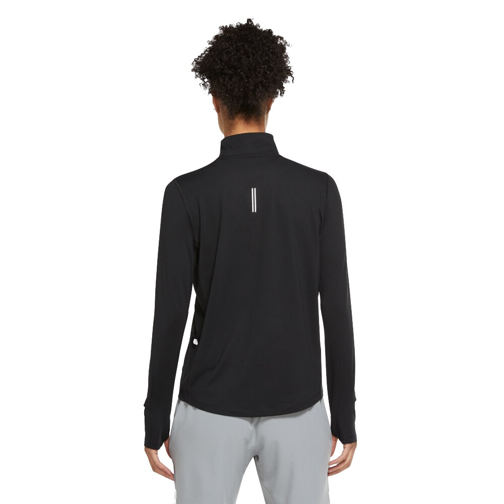 Nike Element Half-Zip Løpetrøye Dame Sort