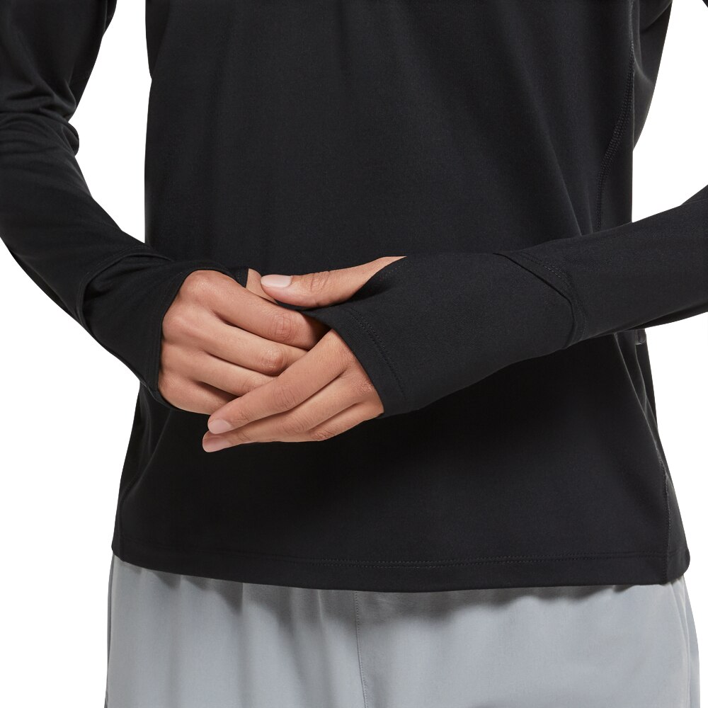 Nike Element Half-Zip Løpetrøye Dame Sort