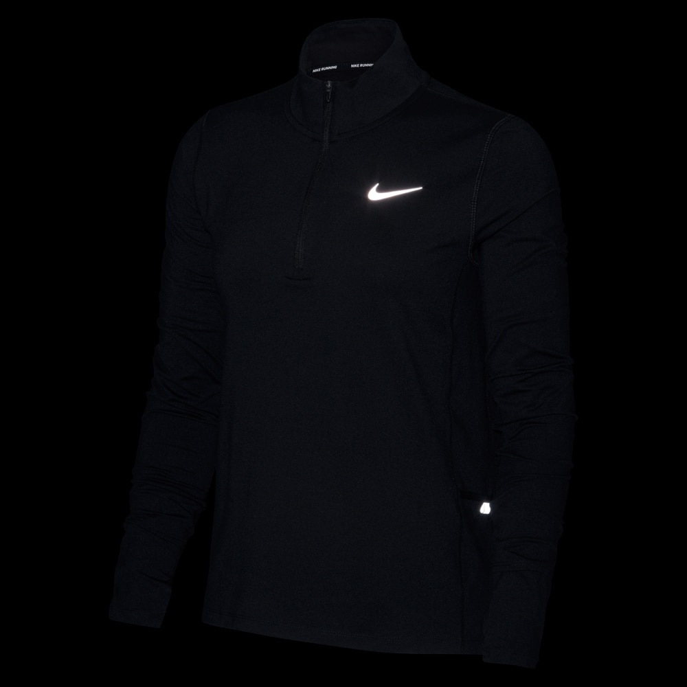 Nike Element Half-Zip Løpetrøye Dame Sort