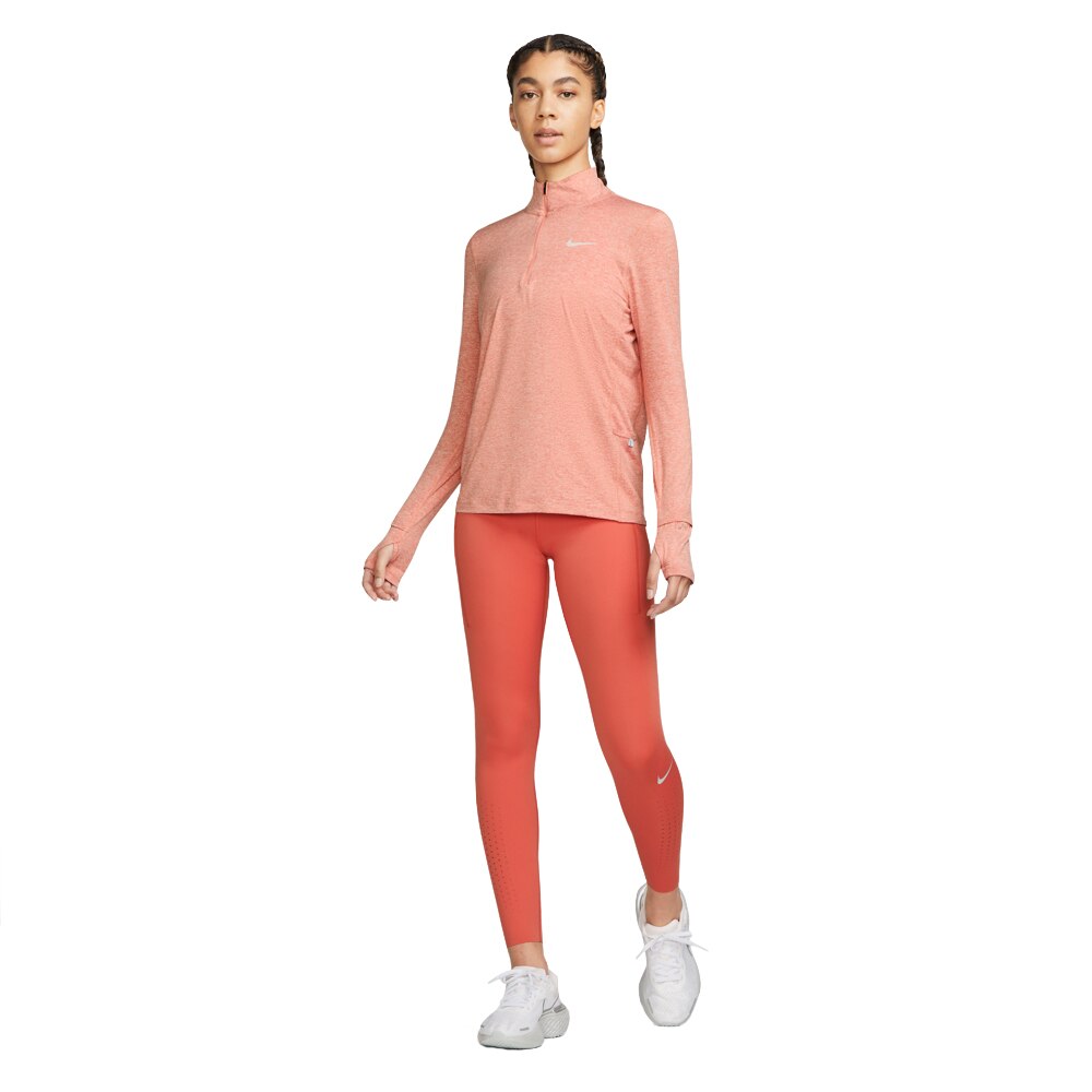 Nike Element Half-Zip Løpetrøye Dame Rosa