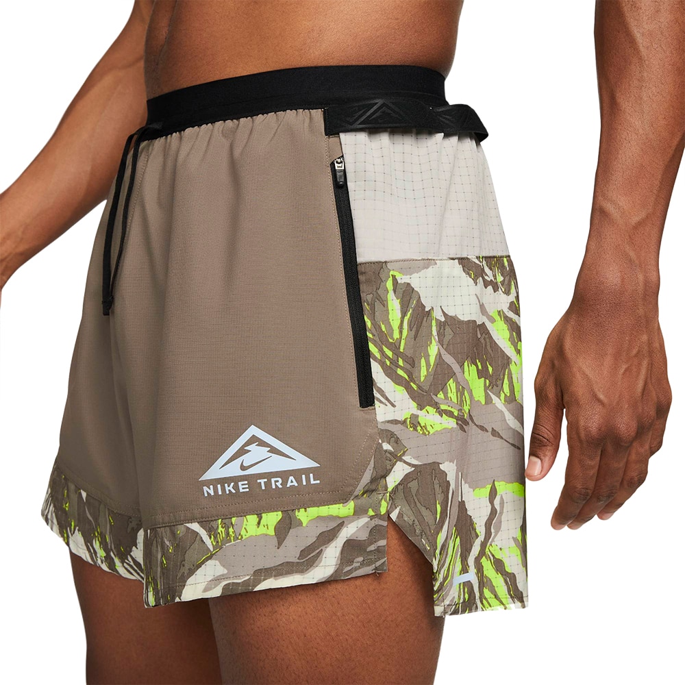 Nike Trail Flex Stride 5' Løpeshorts Herre Beige/Brun