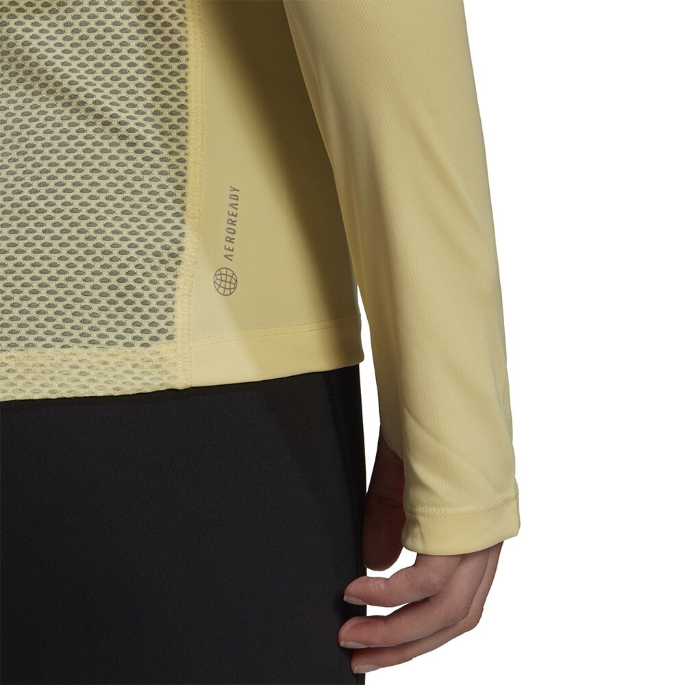 Adidas Own The Run Langermet Treningstrøye Dame Gul