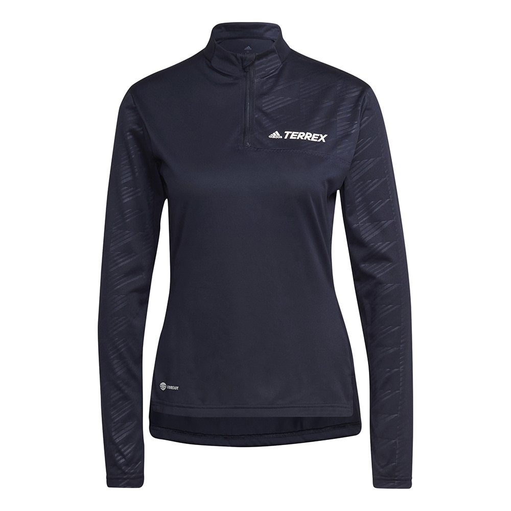 Adidas Half-Zip Langermet Trøye Dame Marine 