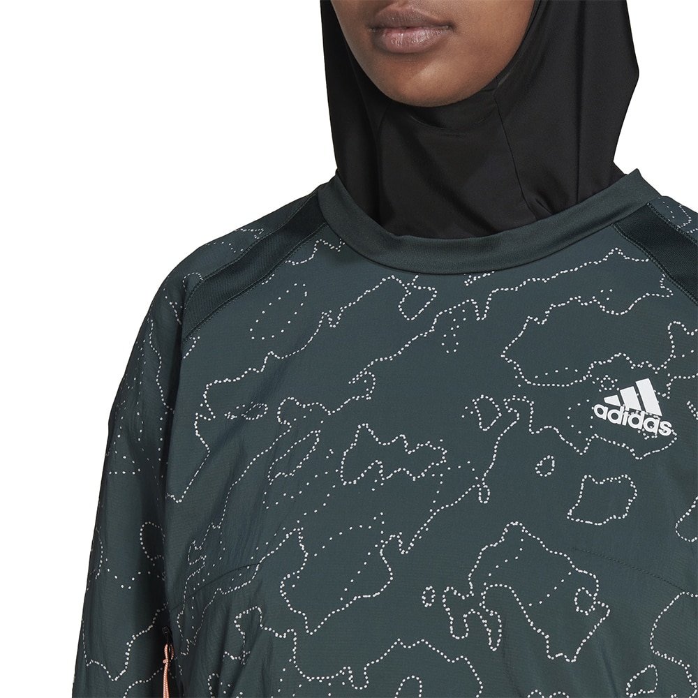 Adidas X-City Running Crewneck Løpegenser Dame Grønn 