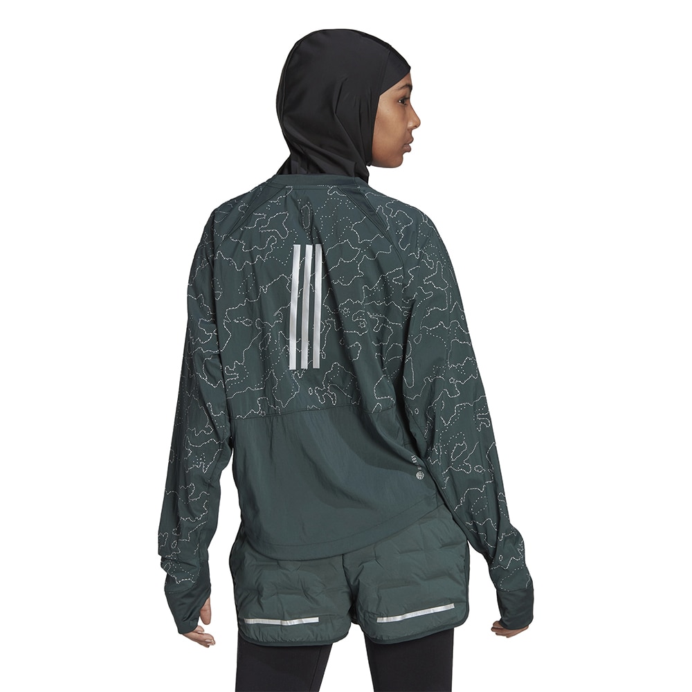 Adidas X-City Running Crewneck Løpegenser Dame Grønn 