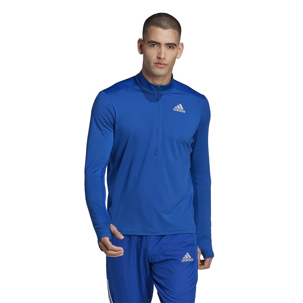 Adidas Own The Run 1/2 Zip Løpetrøye Herre Blå 