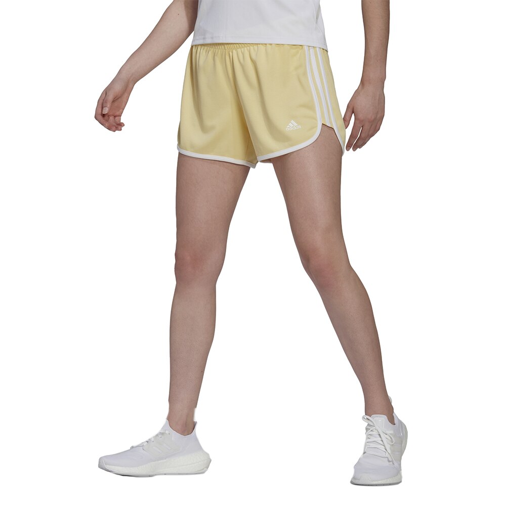 Adidas Marathon 20 Cooler Løpeshorts Dame Gul 