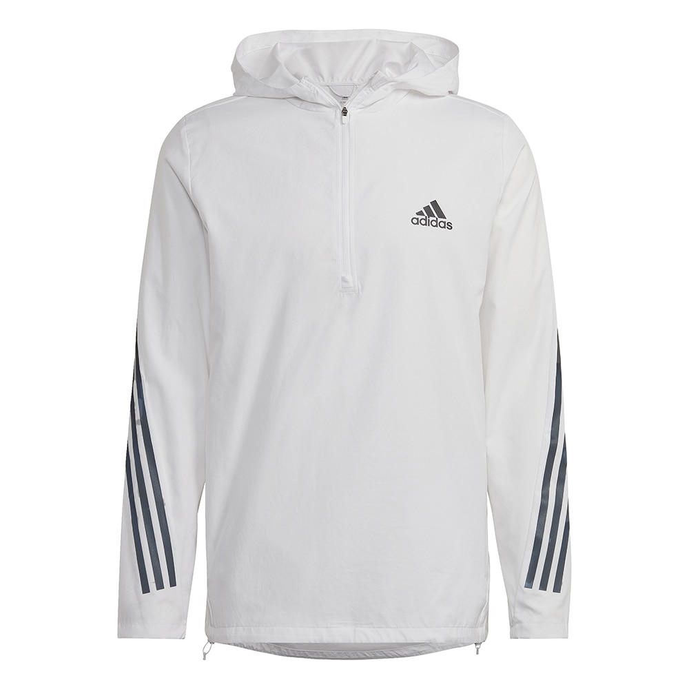 Adidas Run Icons 3-Stripes Løpejakke Herre Hvit 