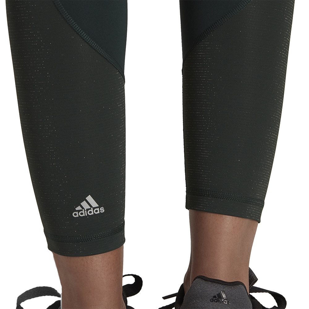 Adidas Optime Shine Tights Dame Mørk Grønn 