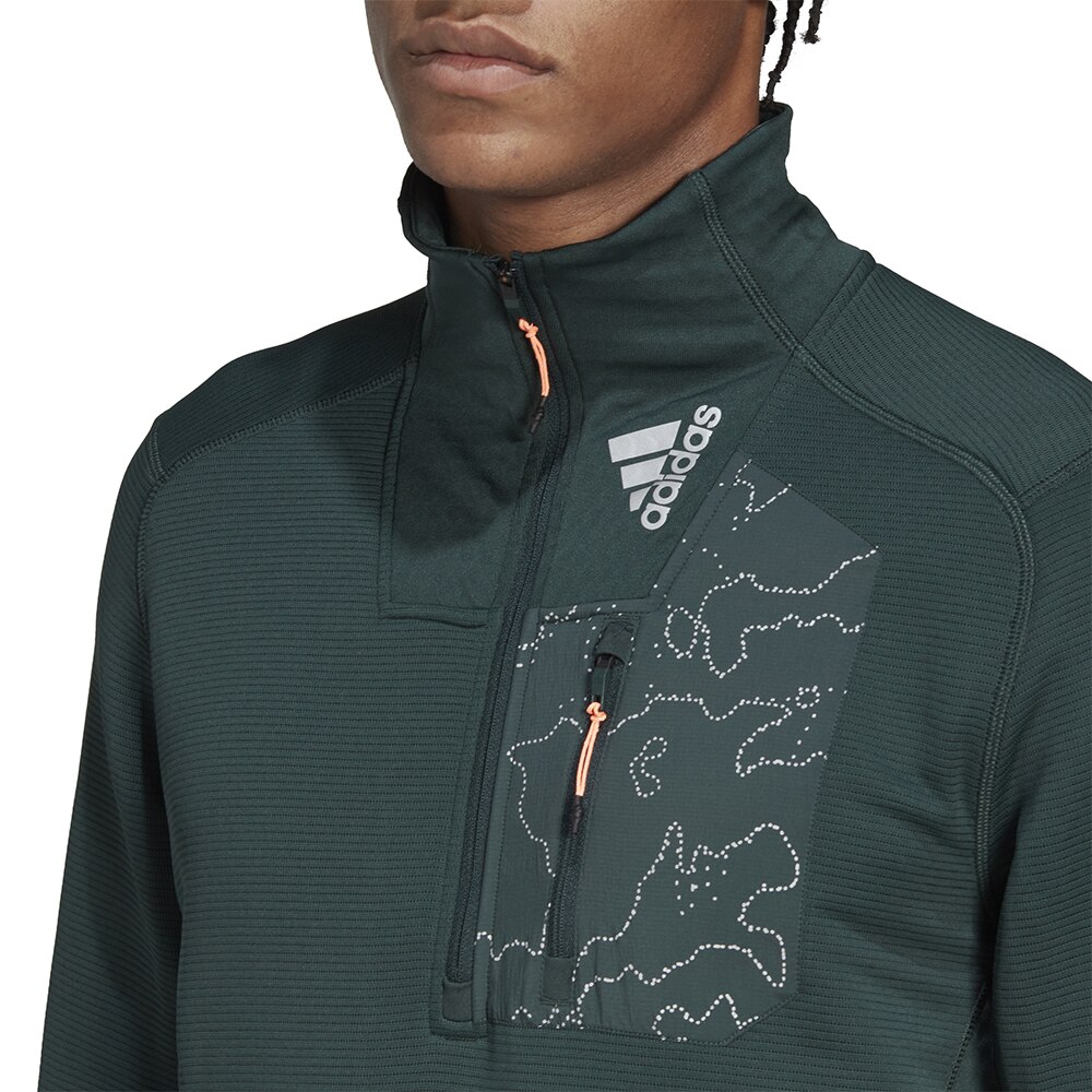 Adidas X-City 1/4 Zip COLD.RDY Genser Herre Grønn 