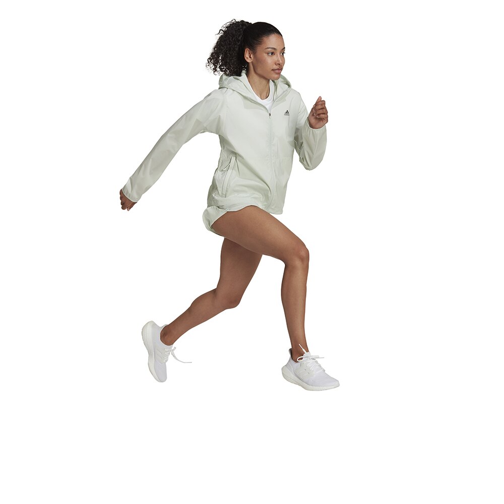 Adidas Run Fast Jakke Dame Lys Grønn 