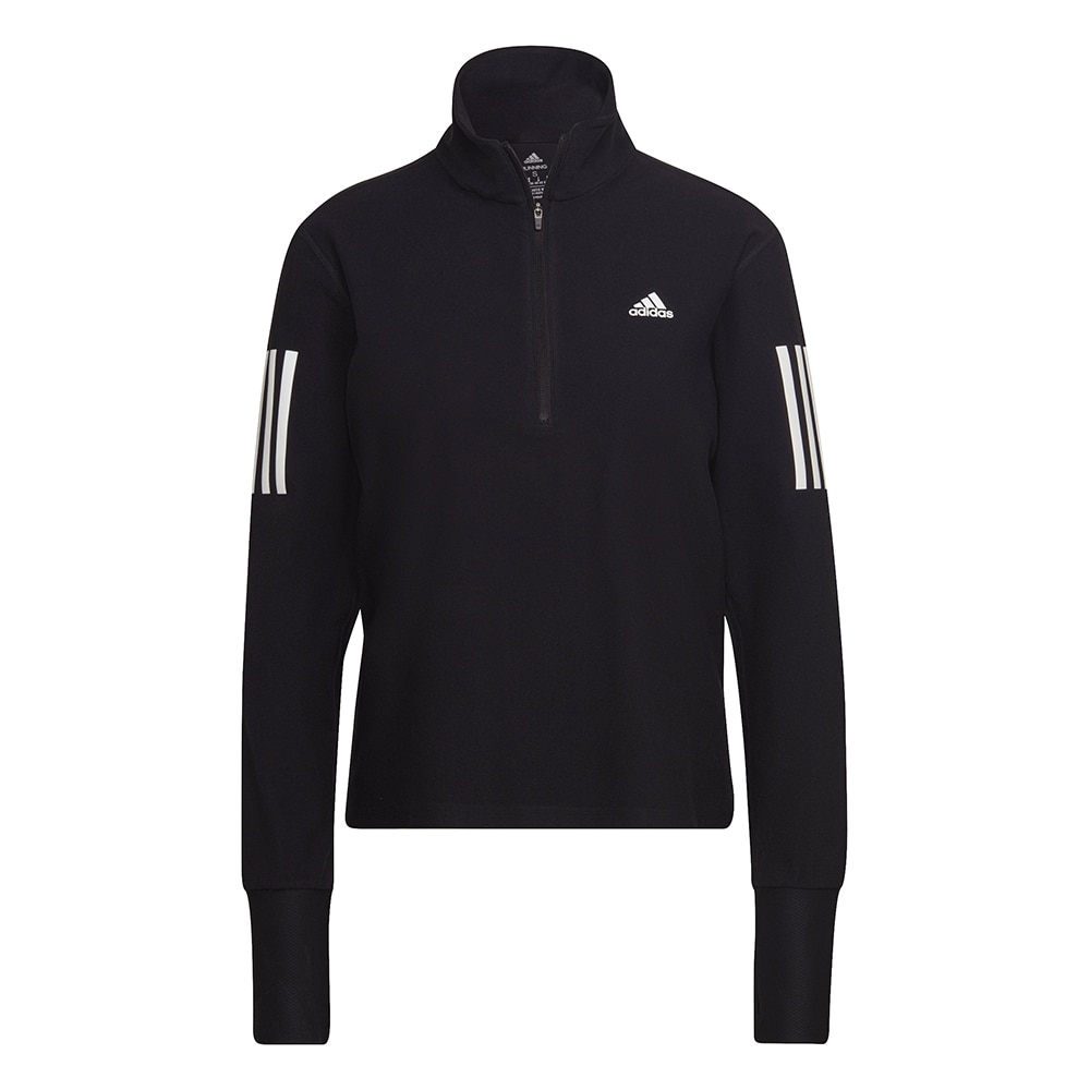 Adidas Own The Run Half-Zip Langermet Trøye Dame Sort 