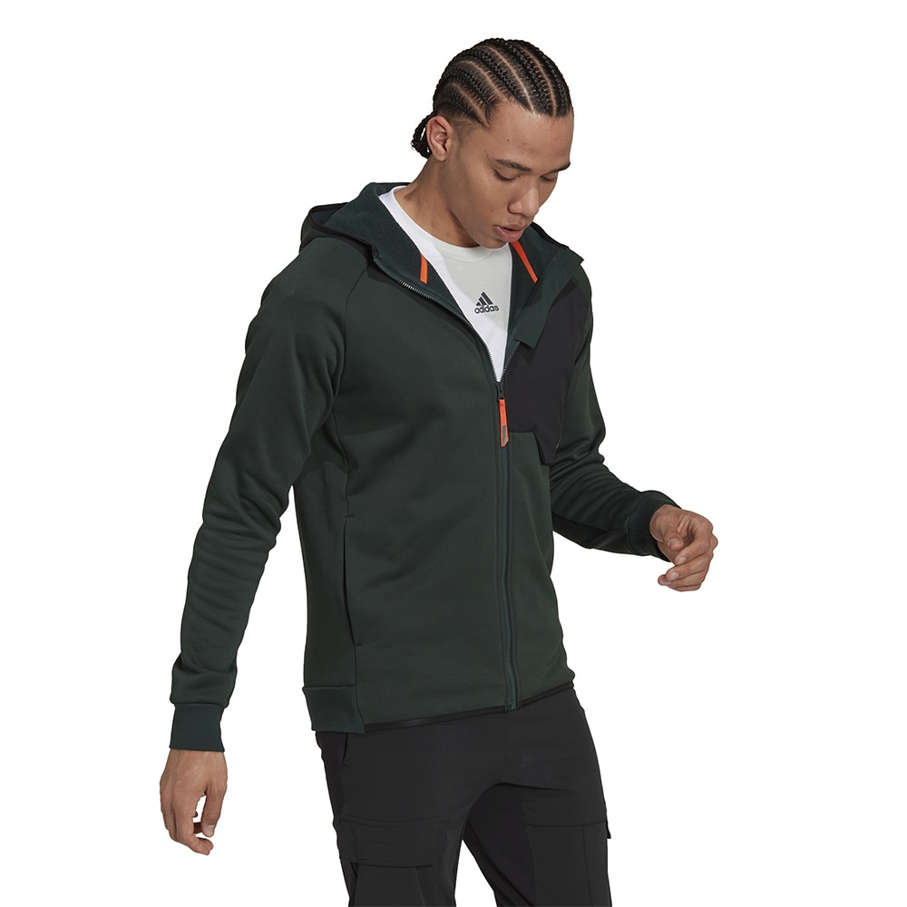 Adidas X-City Full-Zip Fleecejakke Herre Grønn 