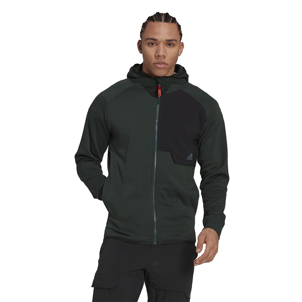 Adidas X-City Full-Zip Fleecejakke Herre Grønn 