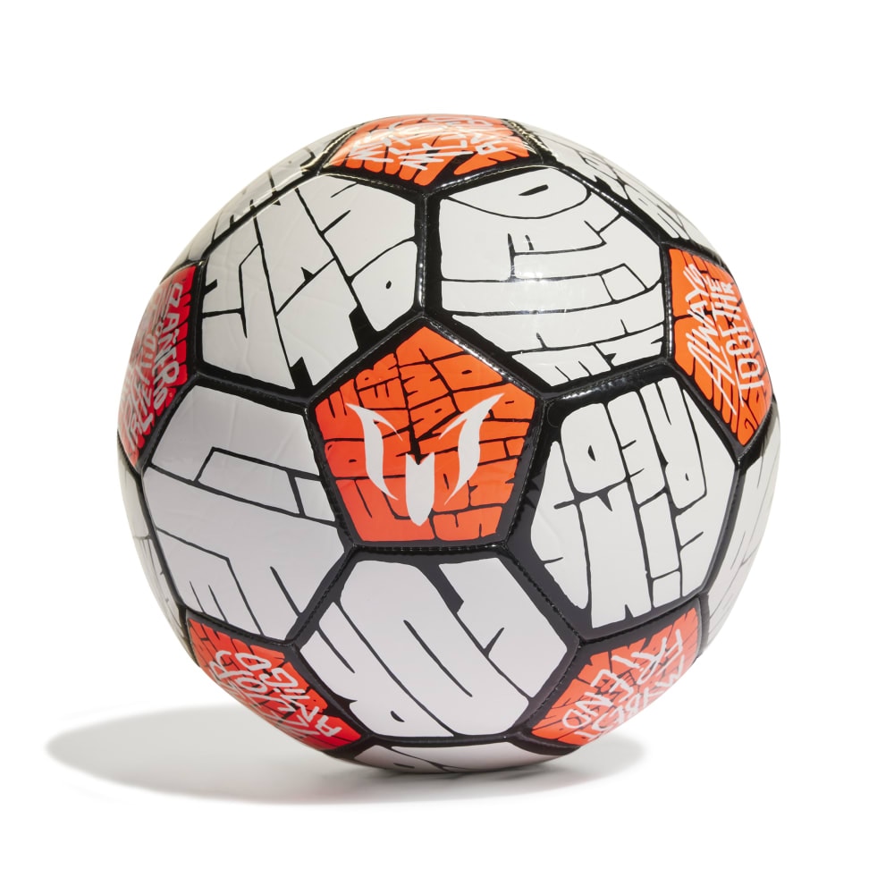 Adidas Messi Club Fotball Hvit/Oransje