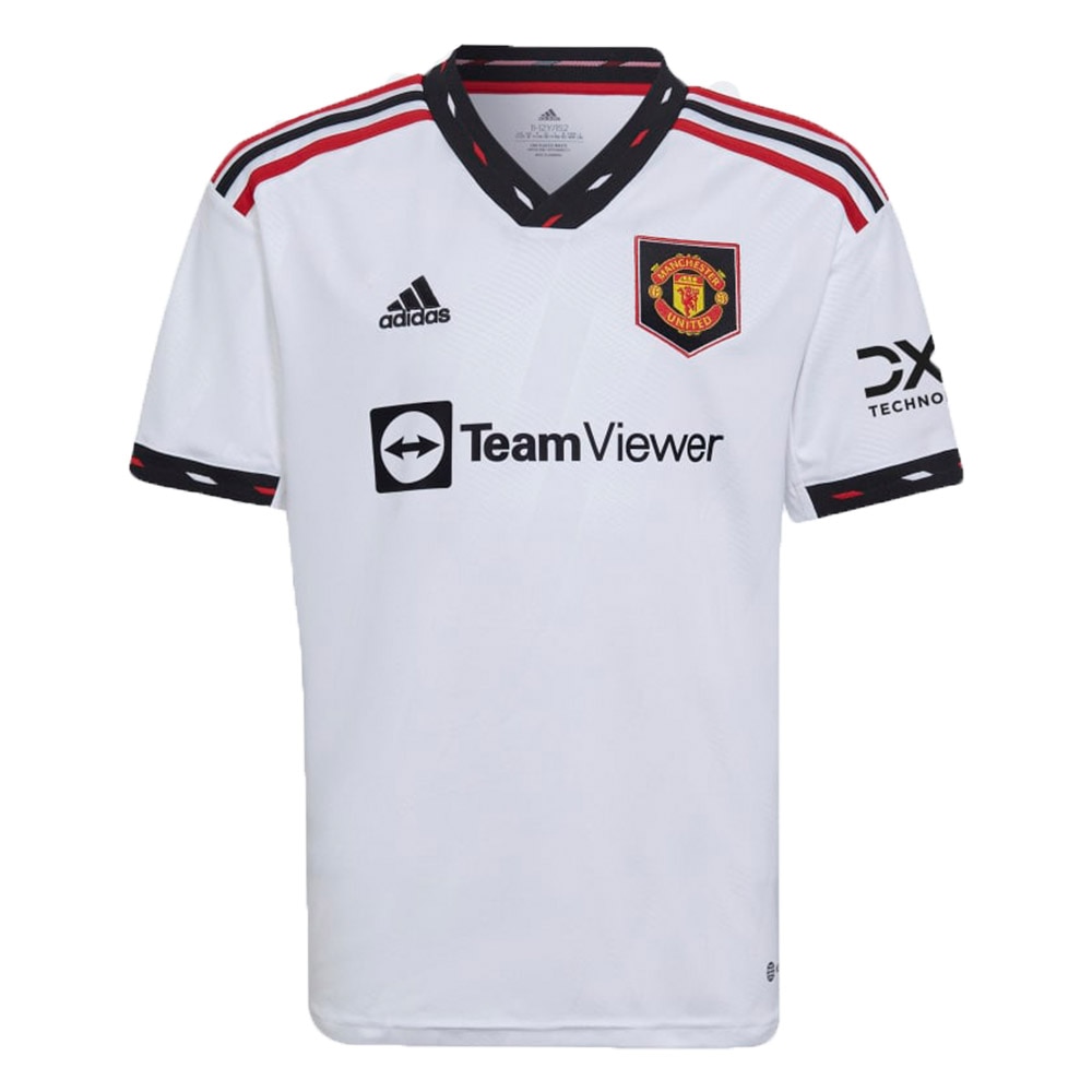 Adidas Manchester United Fotballdrakt 22/23 Borte Barn