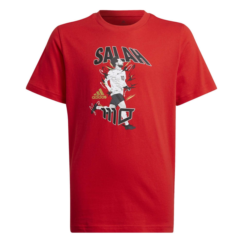 Adidas Salah T-skjorte Graphic Barn Rød
