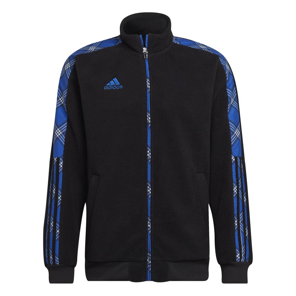 Adidas House Of Tiro Fleece Treningsjakke Sort/Blå