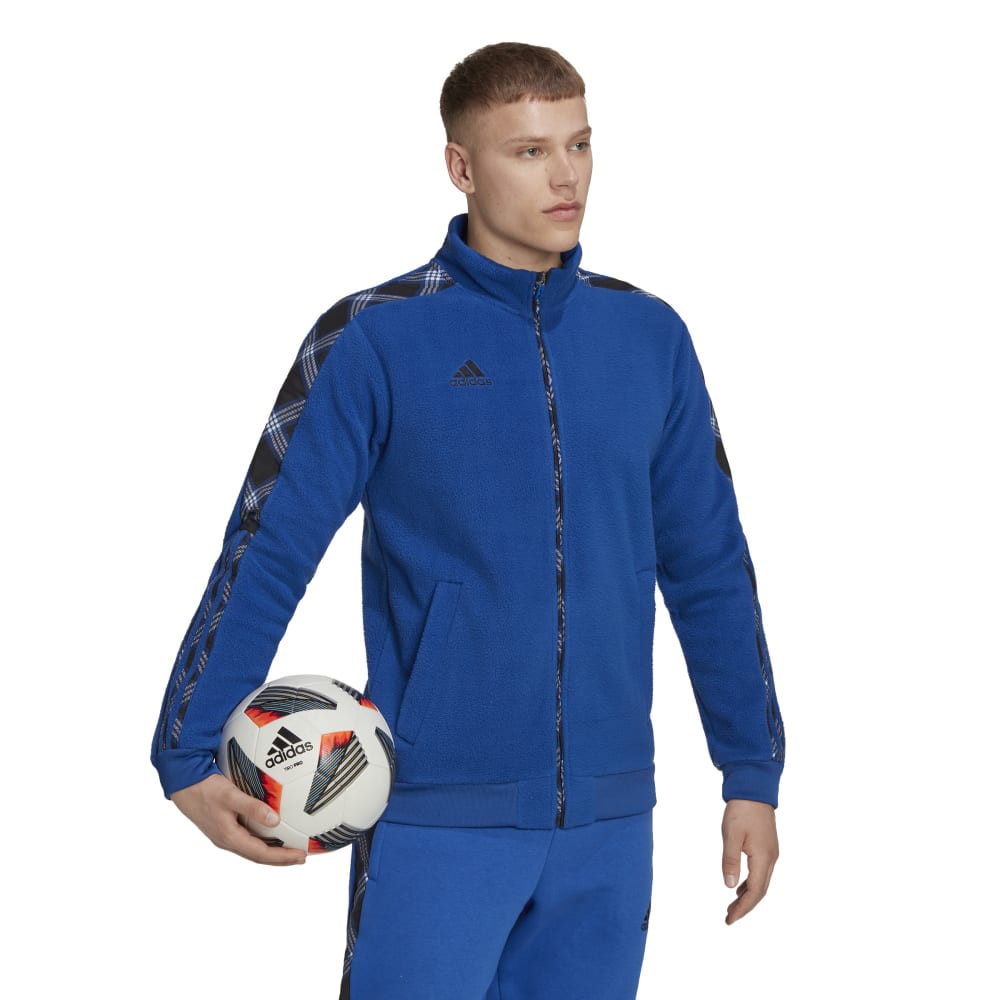 Adidas House Of Tiro Fleece Treningsjakke Blå