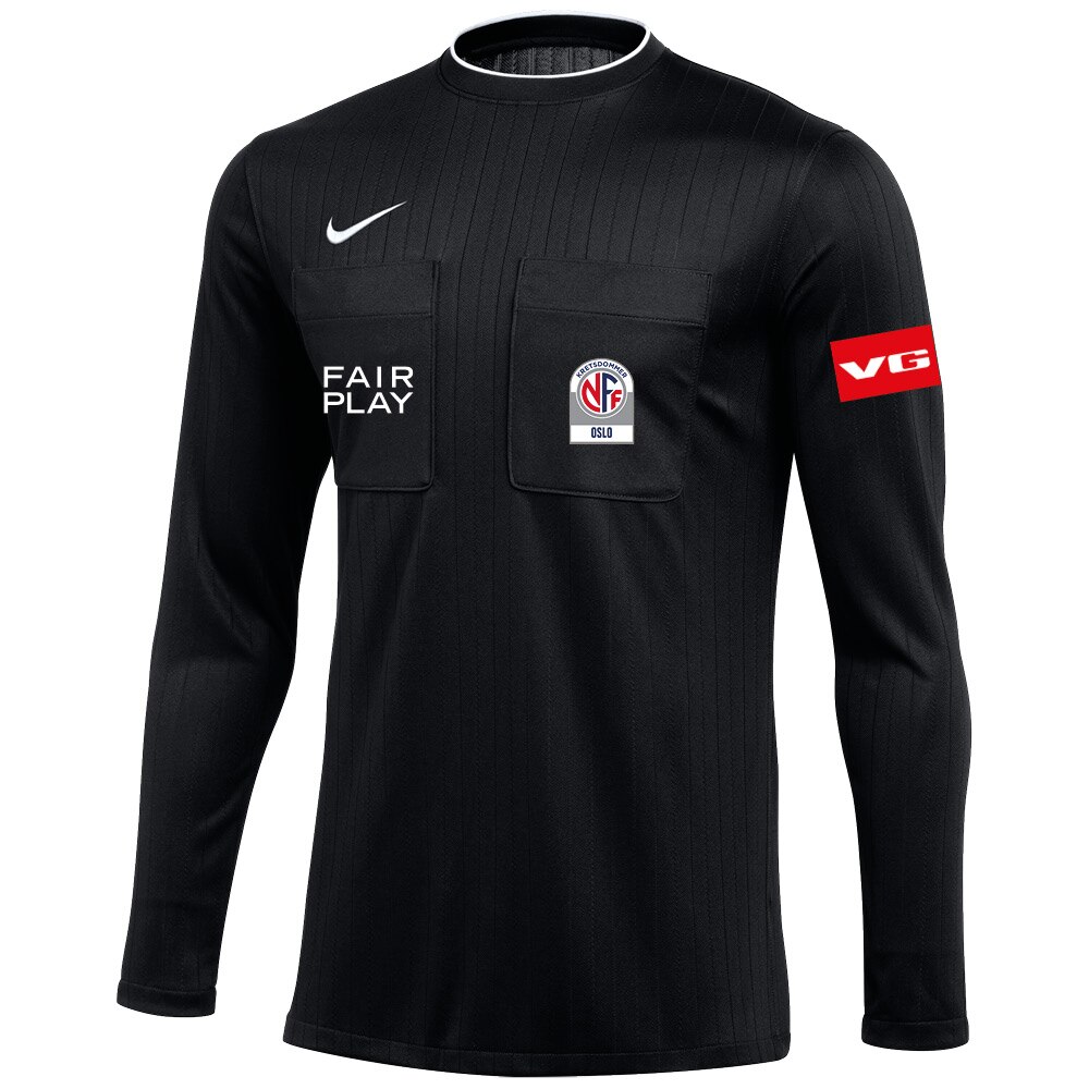 Nike Oslo Fotballkrets Langermet Dommerdrakt II Sort