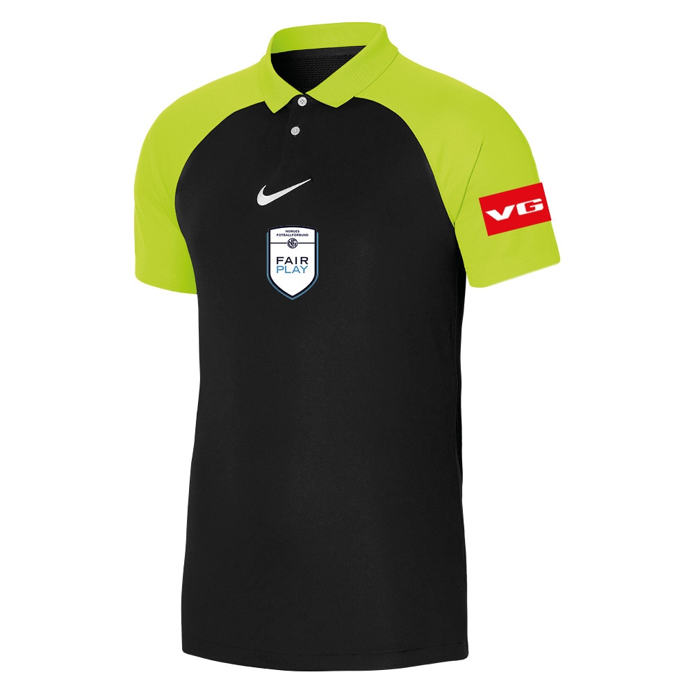 Nike Oslo Fotballkrets Dommer Polo Sort/Volt