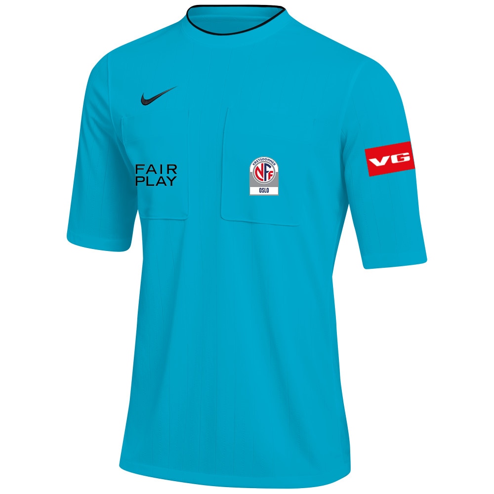 Nike Oslo Fotballkrets Kortermet Dommerdrakt II Turkis