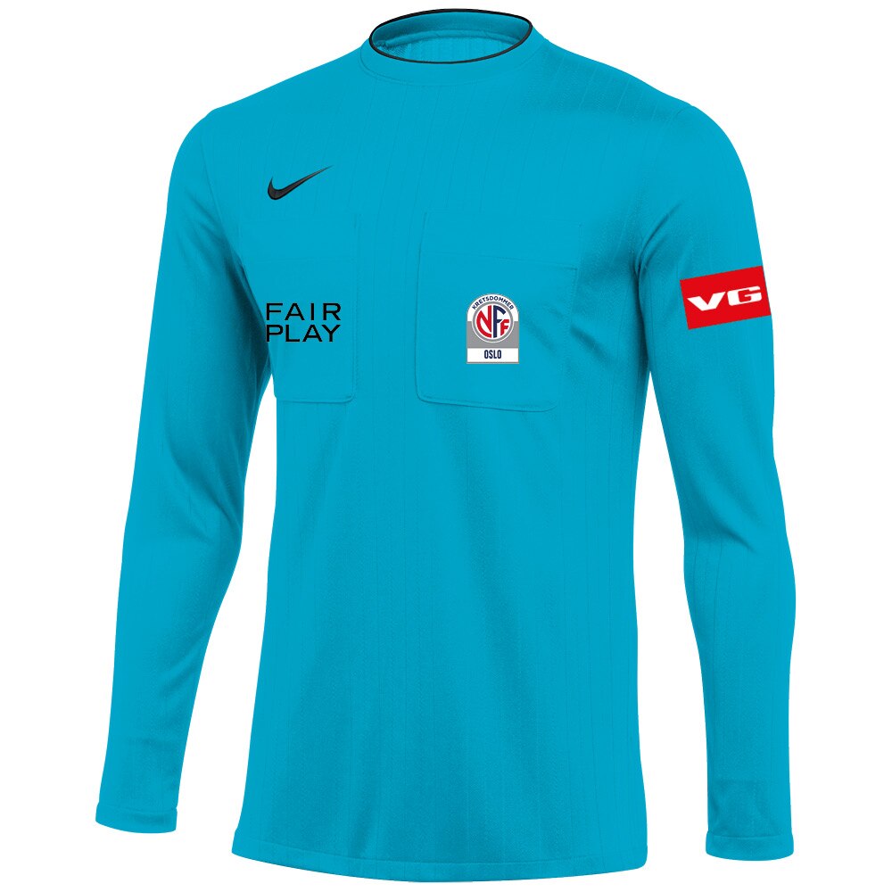 Nike Oslo Fotballkrets Langermet Dommerdrakt II Turkis