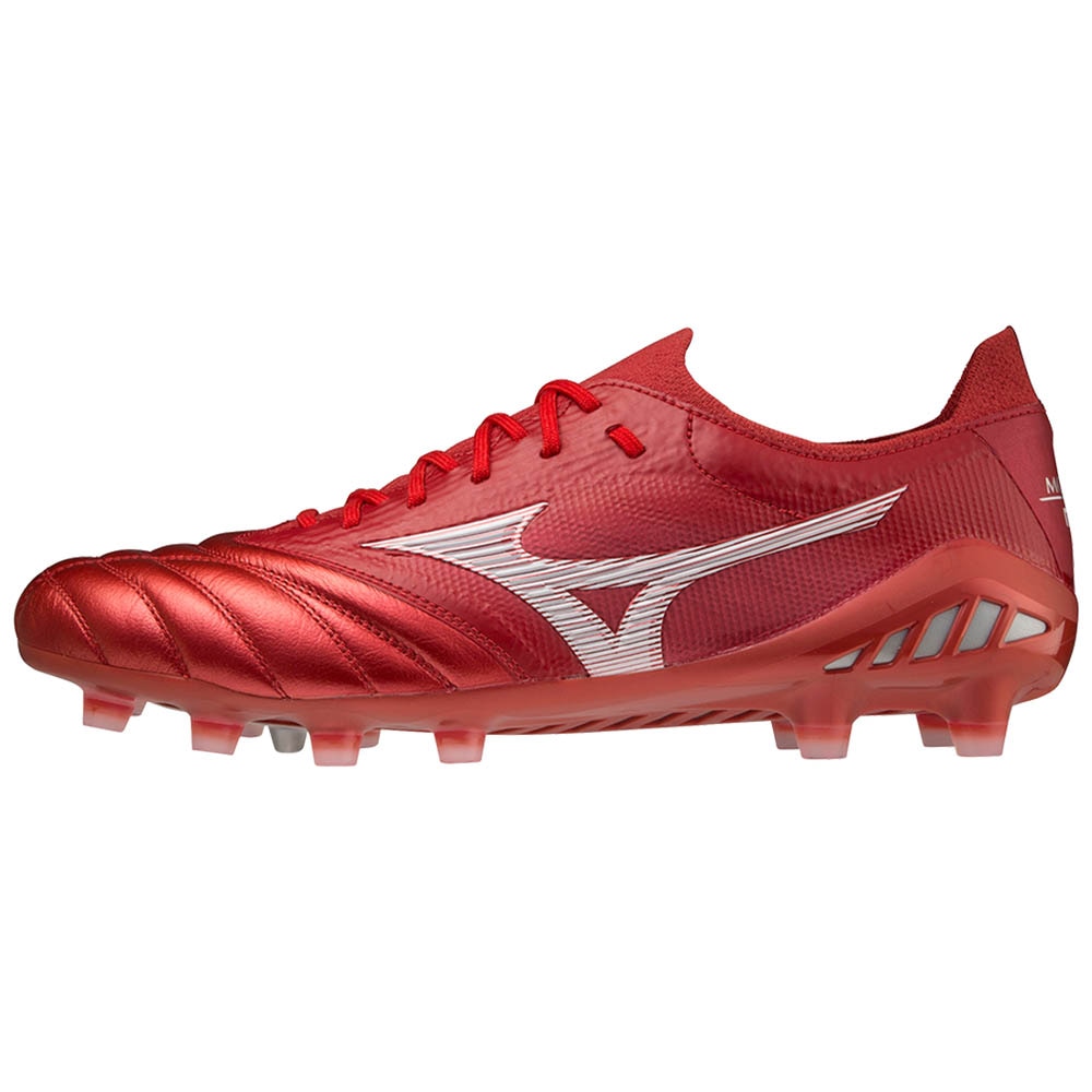 Mizuno Morelia Neo III Beta Made In Japan FG Fotballsko Passion Red