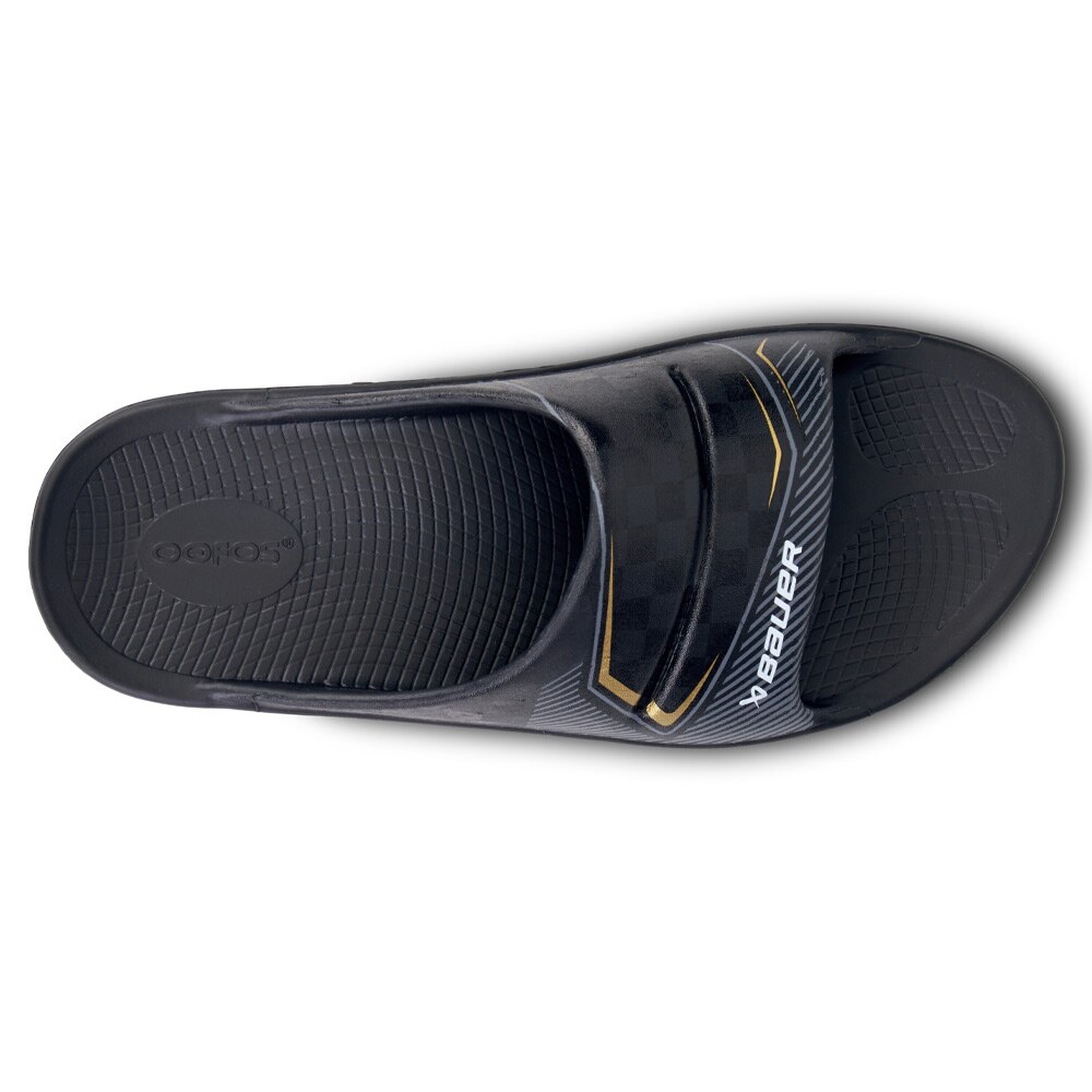 Bauer Oofos Slide The Barlet Slippers Svart