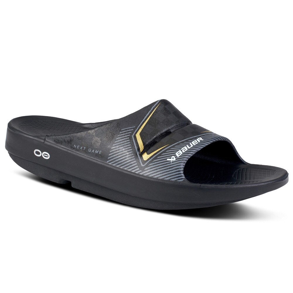 Bauer Oofos Slide The Barlet Slippers Svart