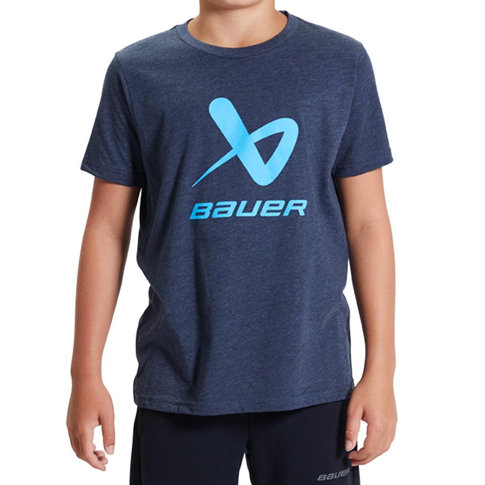 Bauer Core Lockup Barn T-skjorte Blå