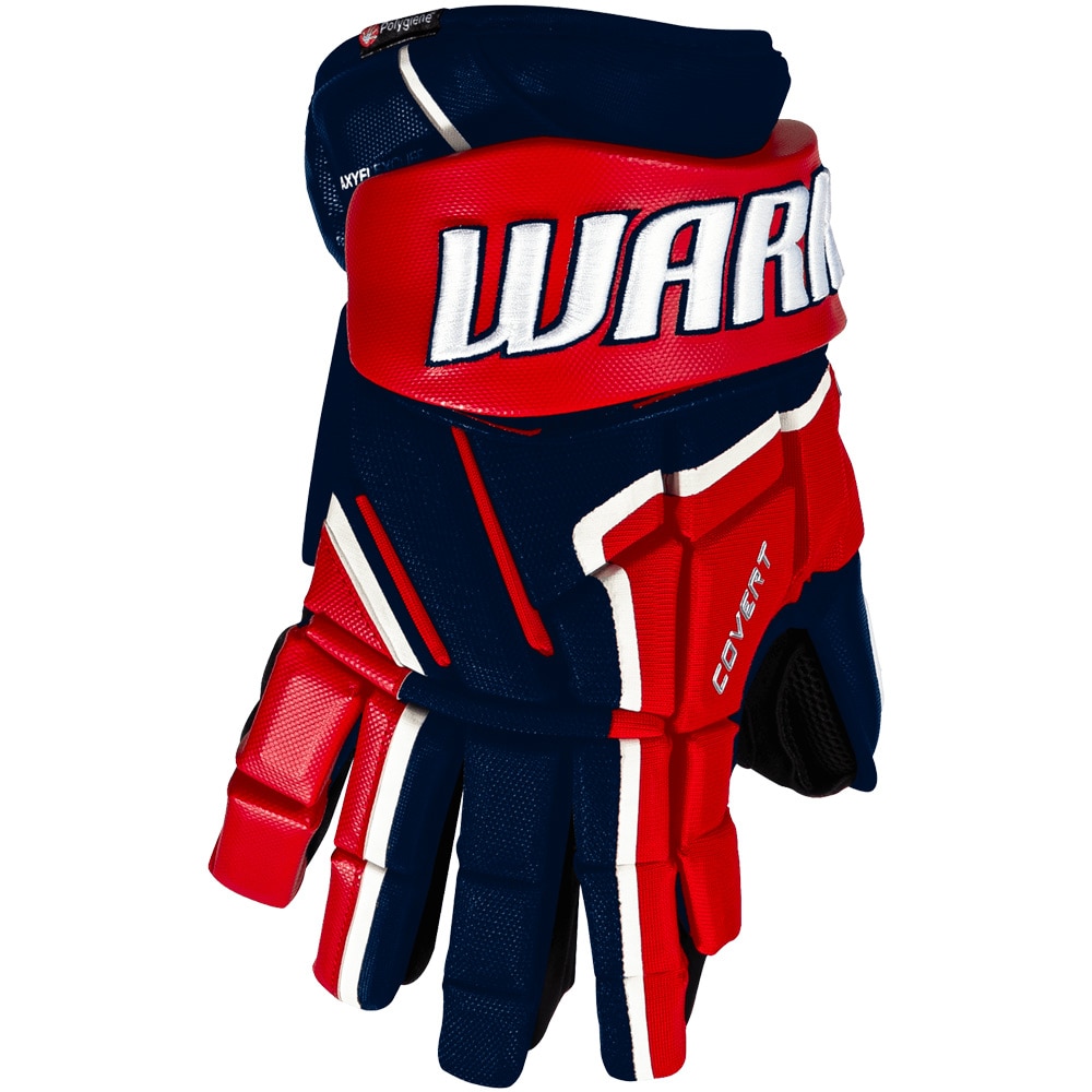 Warrior Covert QR5 PRO Hockeyhanske Marine/Rød/Hvit