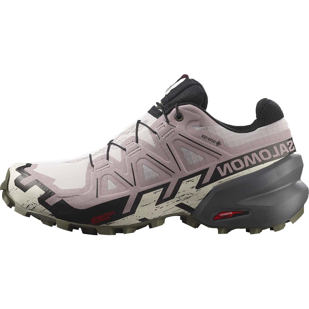 Salomon Speedcross 6 Gore-Tex Joggesko Dame Hvit/Rosa