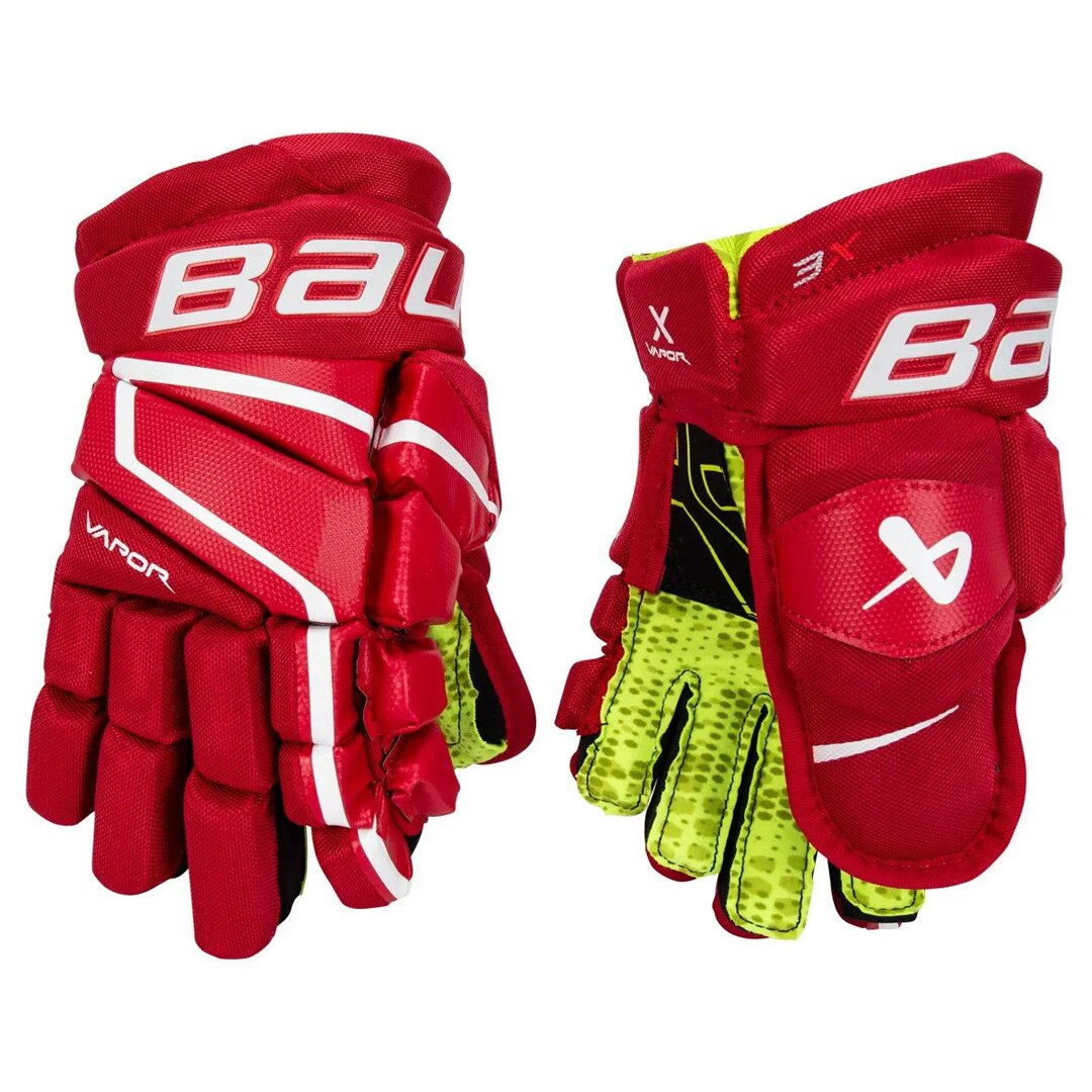 Bauer Vapor 3X Junior Hockeyhanske Rød