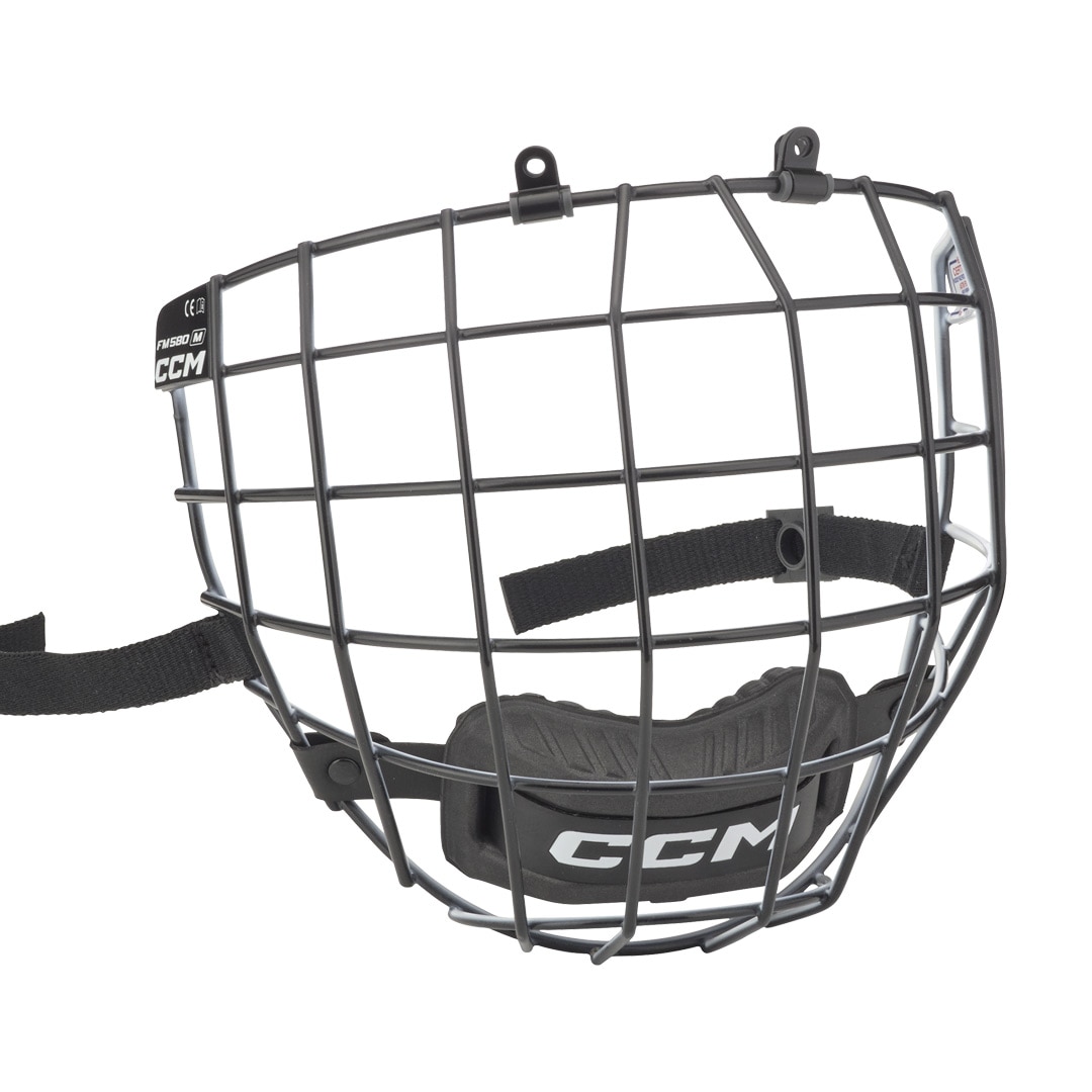 Ccm 580 Hockeyhjelm Gitter Svart/Hvit