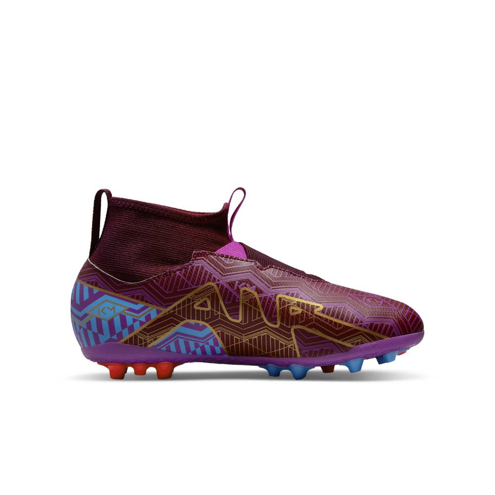 Nike Mercurial Zoom Superfly 9 Academy AG Fotballsko Barn Mbappé