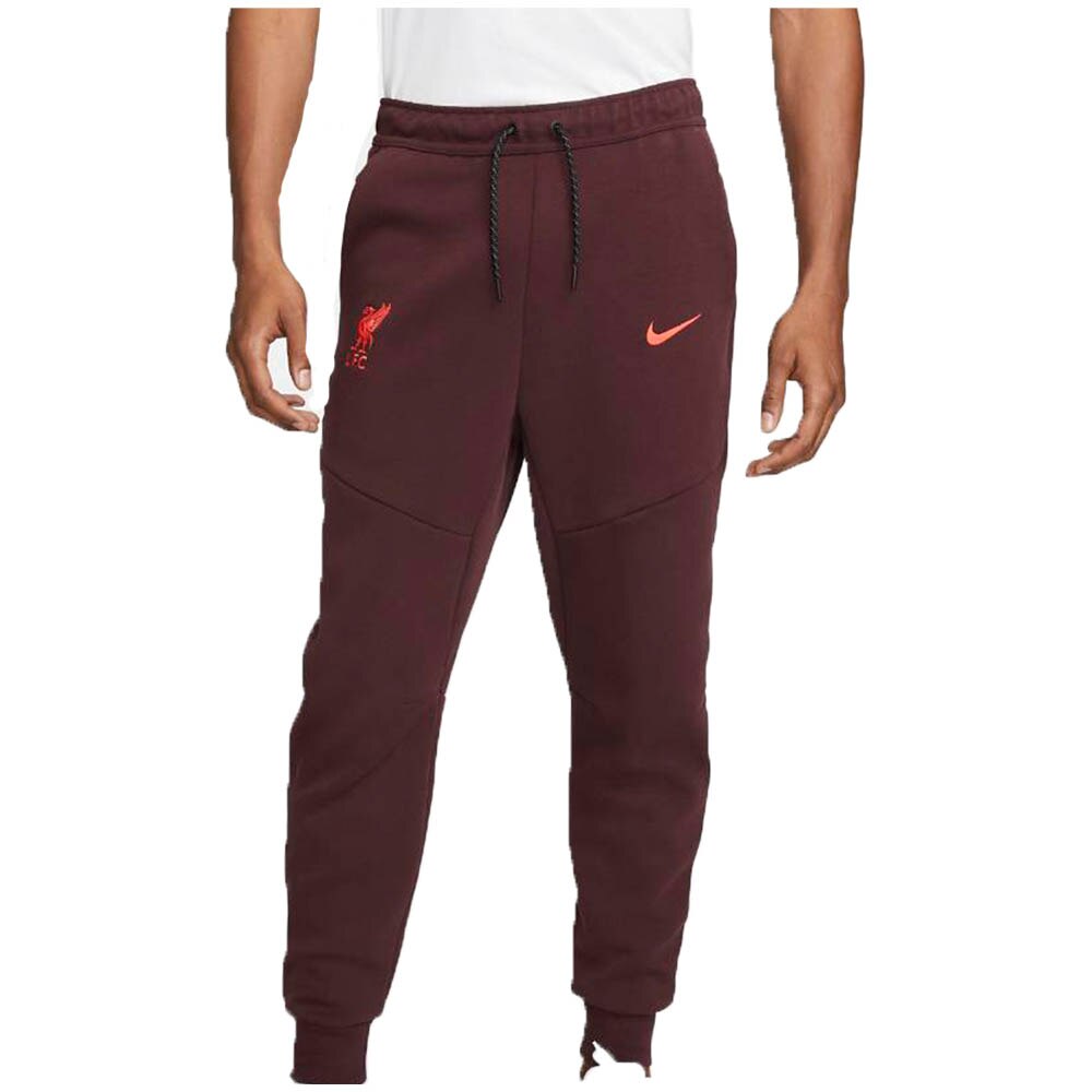 Nike Liverpool FC Tech Fleece Fritidsbukse 22/23 Burgunder