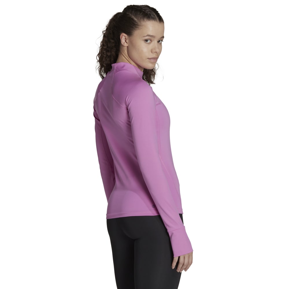 Adidas TechFit AeroReady Warm Langermet Trøye Dame Rosa